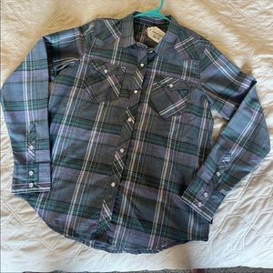 Simms Ruby River long sleeve pearl snap, size medium, new